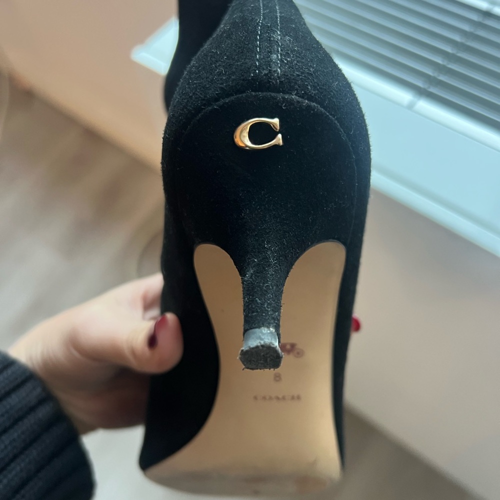 Coach Black Ankle Booties - Picture 2 of 3